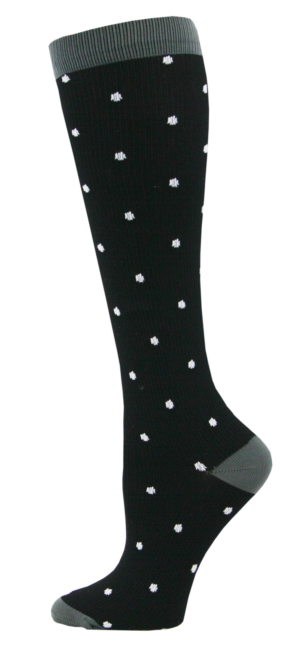 Fashion Mini Polka Dot Compression Sock - Regular - 01425