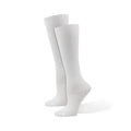 Solid White Compression Sock - 01655