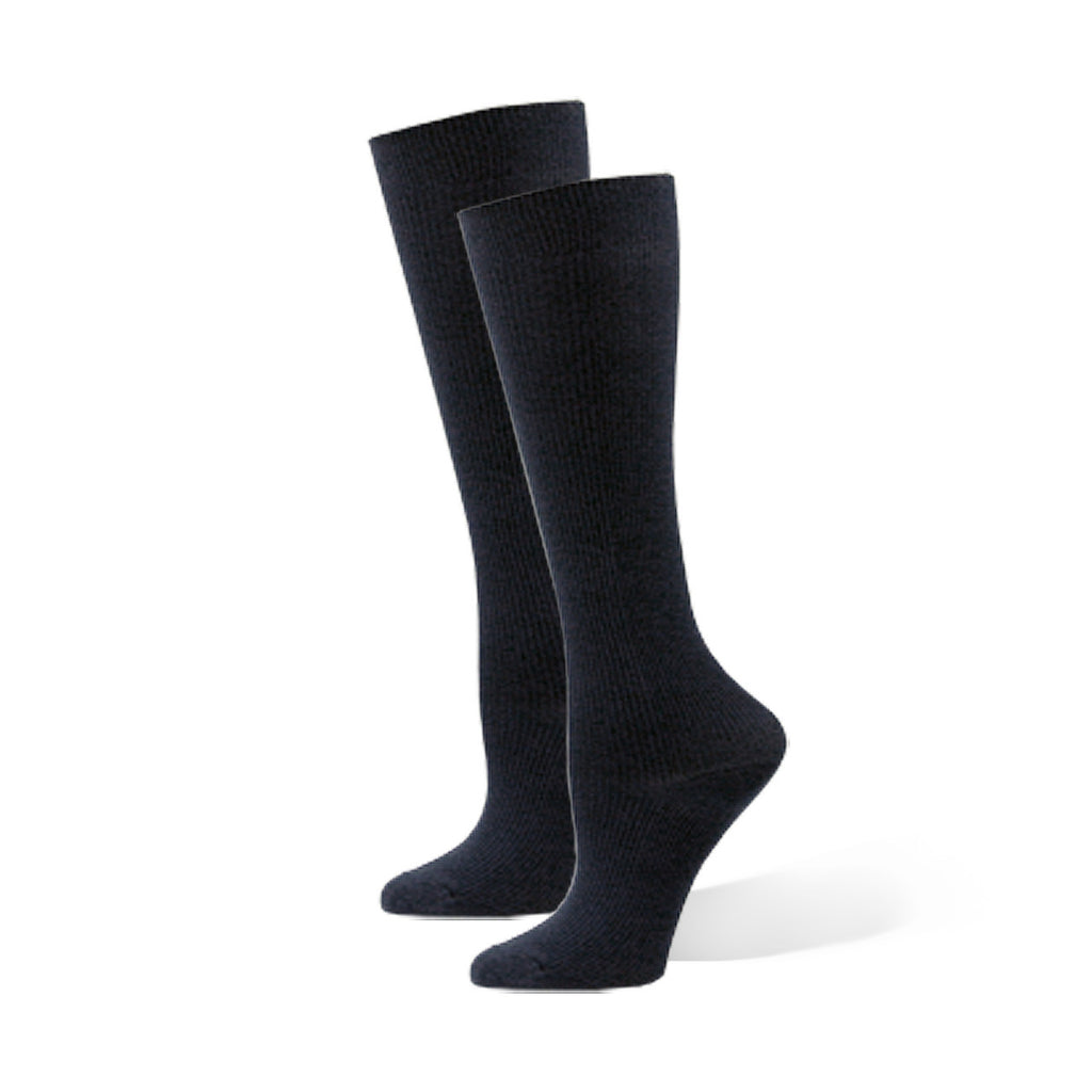 Solid Black Compression Sock - 01656