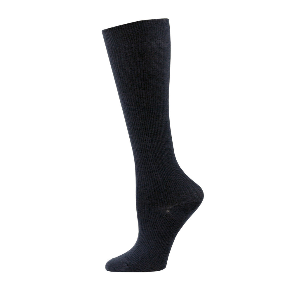 Solid Black Compression Sock - 01656