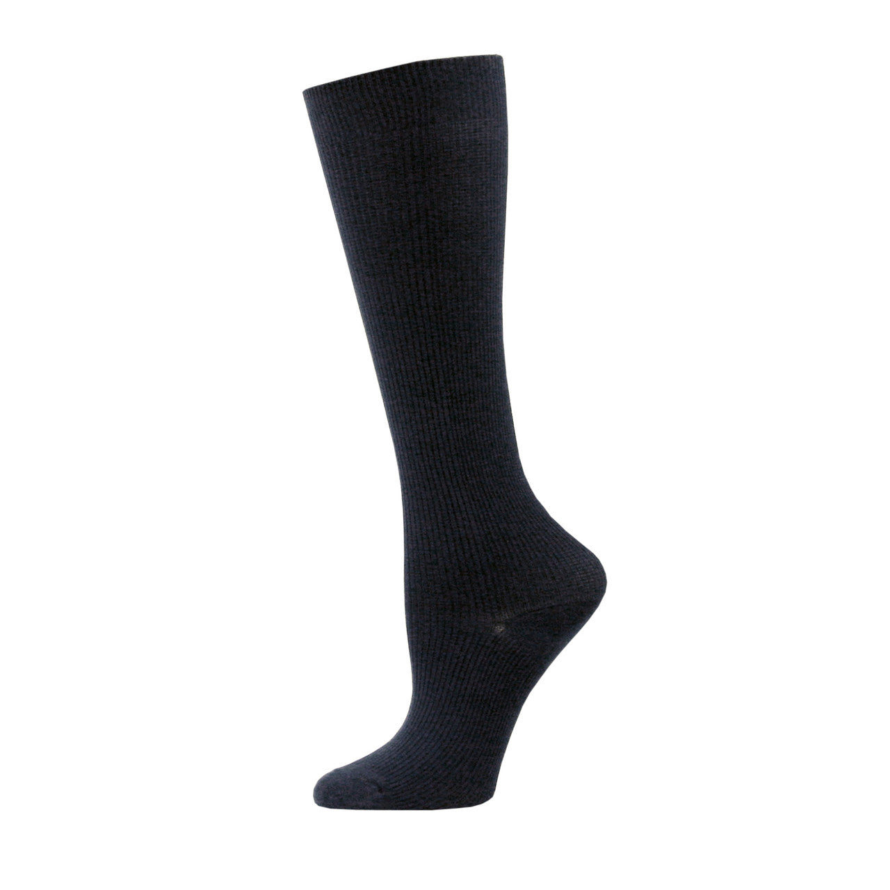 Solid Black Compression Sock - 01656