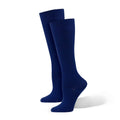 Solid Navy Compression Sock  - 01657