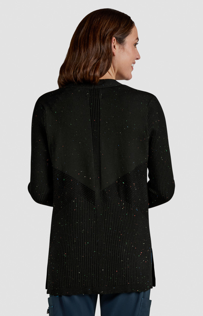 Kori Sweater Black Multi-Color Speckled Dots 463 - SKB