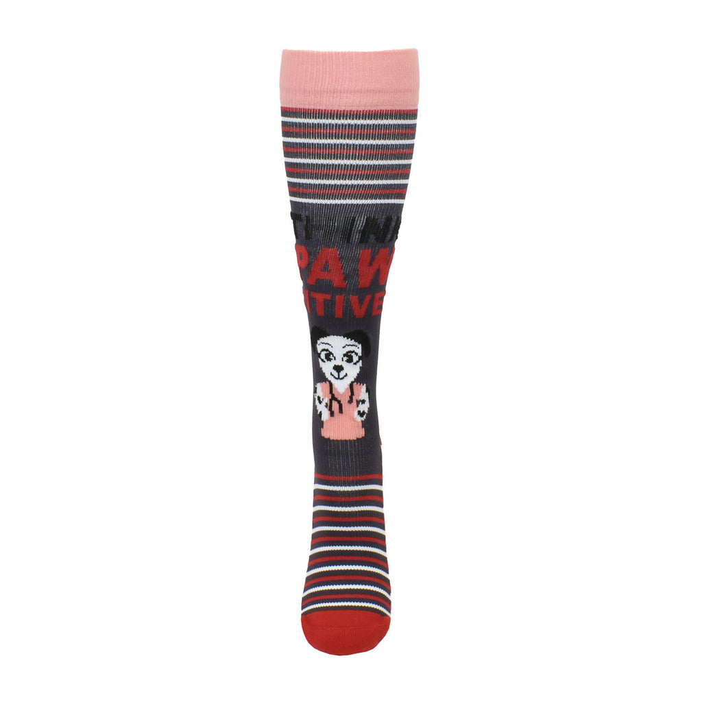 Animal Pals "Think PAW sitive" Fashion Compression Sock - 89585
