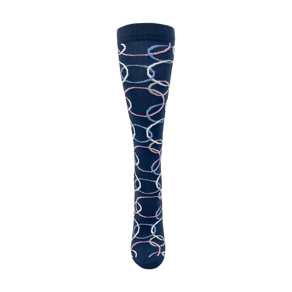 Colorful Rings Fashion Compression Sock - 92297