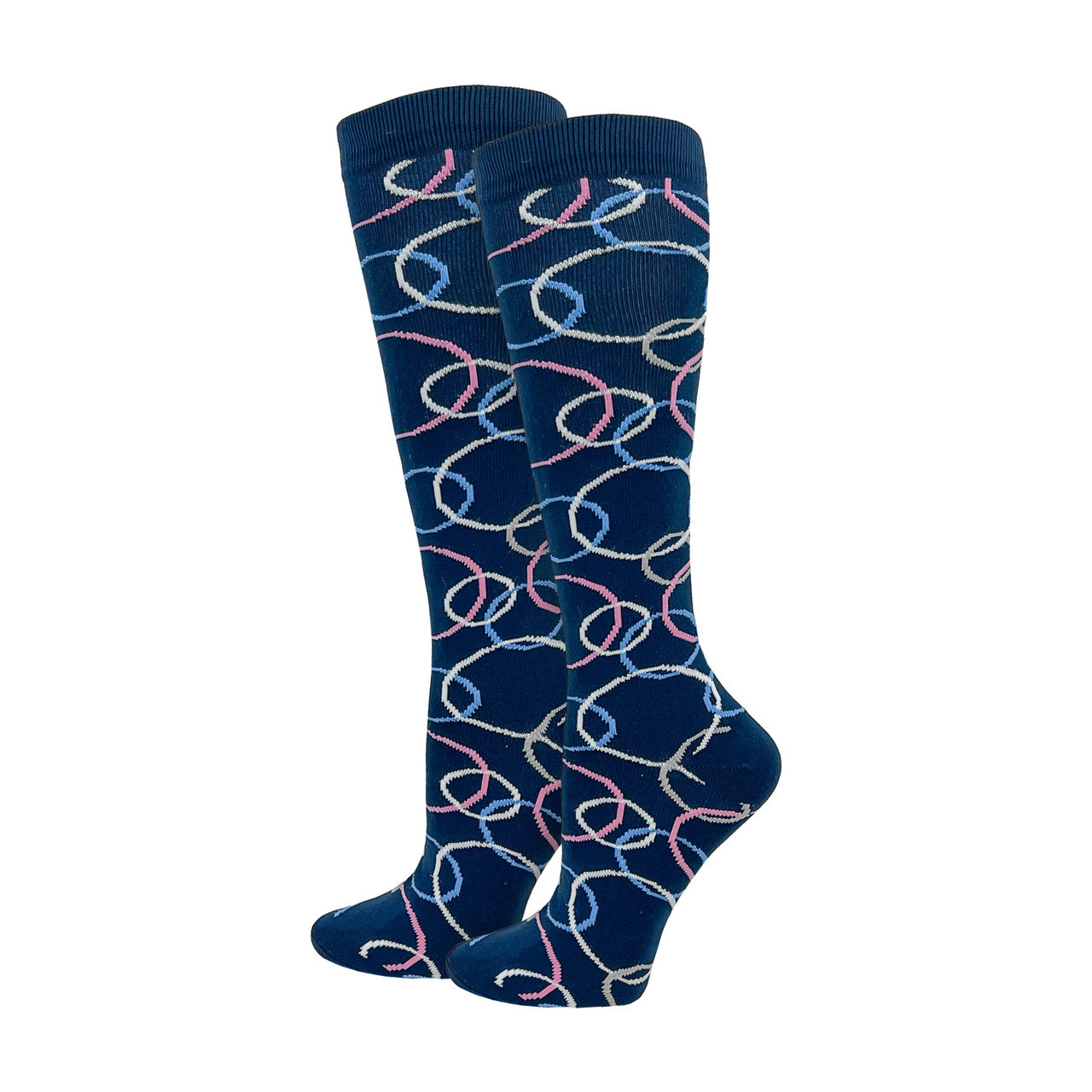 Colorful Rings Fashion Compression Sock - 92297