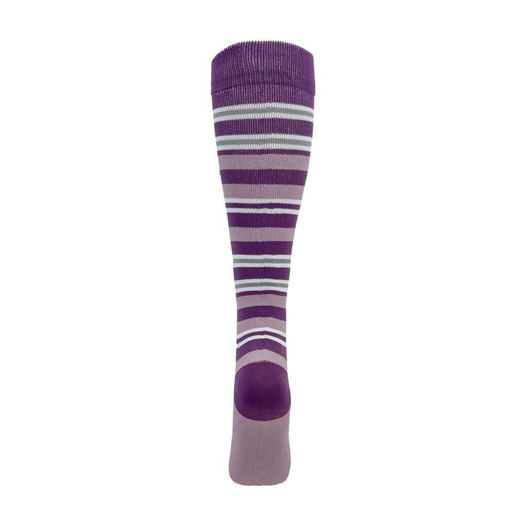 Purple Stripes Fashion Compression Sock - 92306 XL