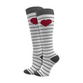 Heart Stripe Fashion Compression Sock - 92312