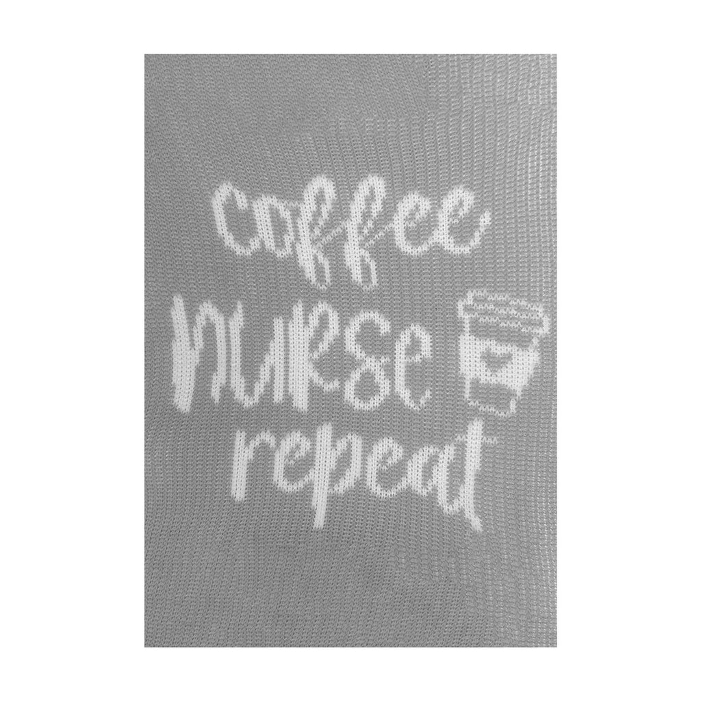 Coffee Nurse Repeat Fashion Compression Sock- 92315