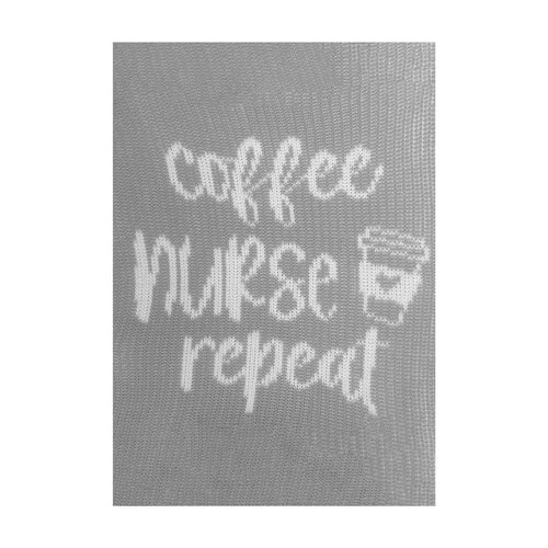 Coffee Nurse Repeat Fashion Compression Sock- 92315