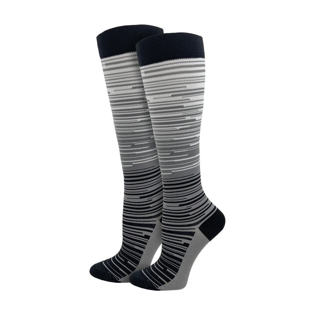 Grey Ombre Fashion Compression Sock - 92330