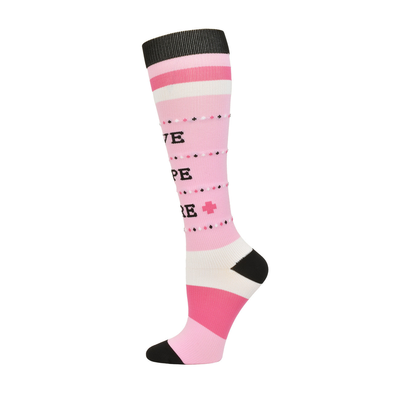Pro Cure™Pink Ribbon Fashion Compression Sock - 94046