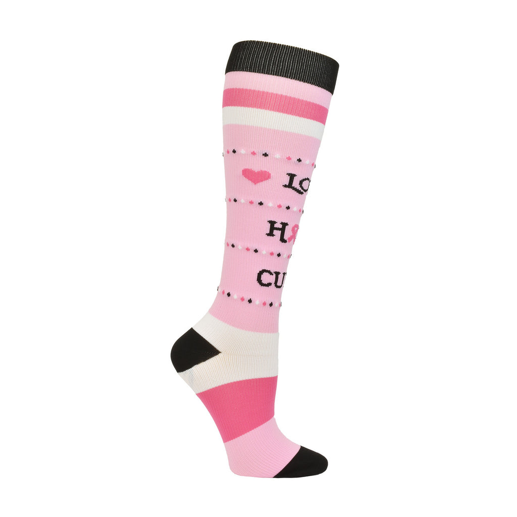 Pro Cure™Pink Ribbon Fashion Compression Sock - 94046