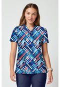 2 Pocket Print Top CK00010