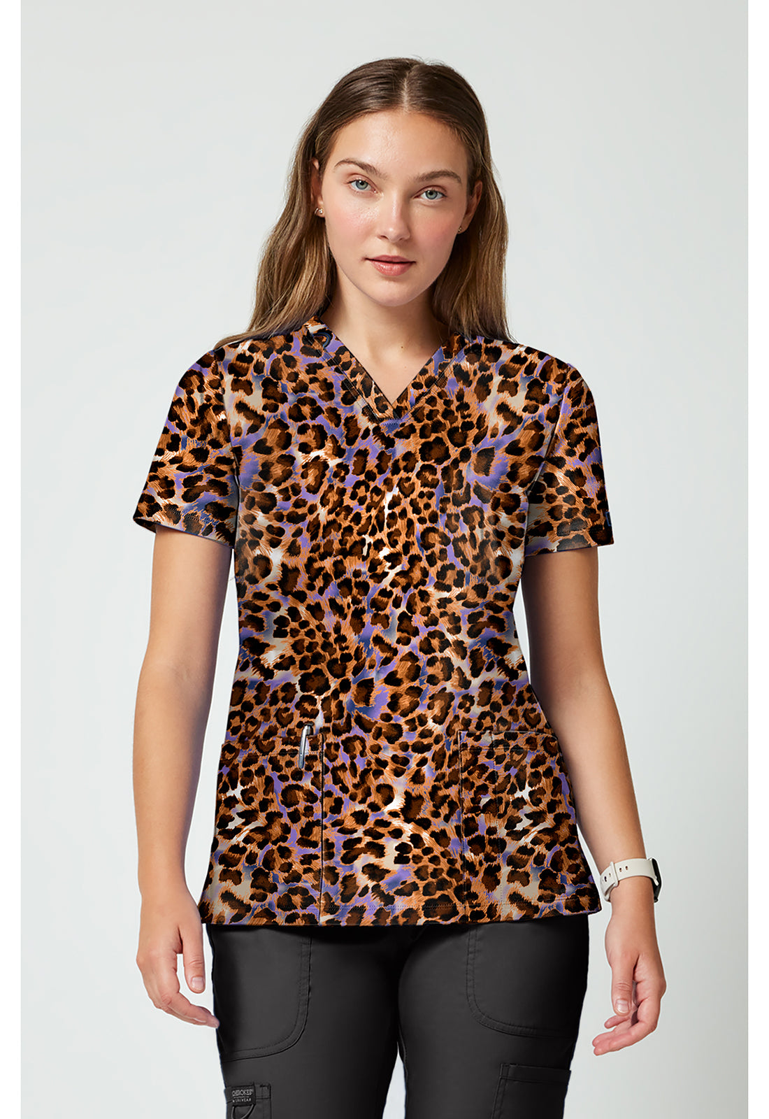 2 Pocket Print Top CK00010