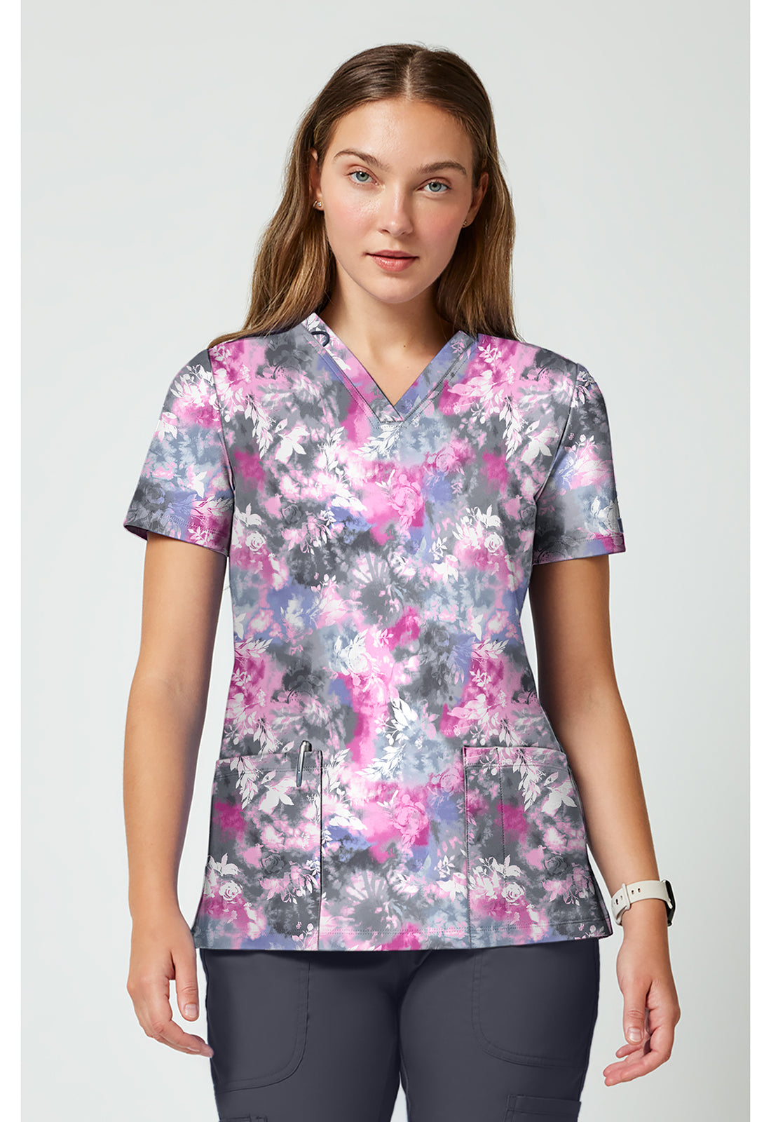 2 Pocket Print Top CK00010