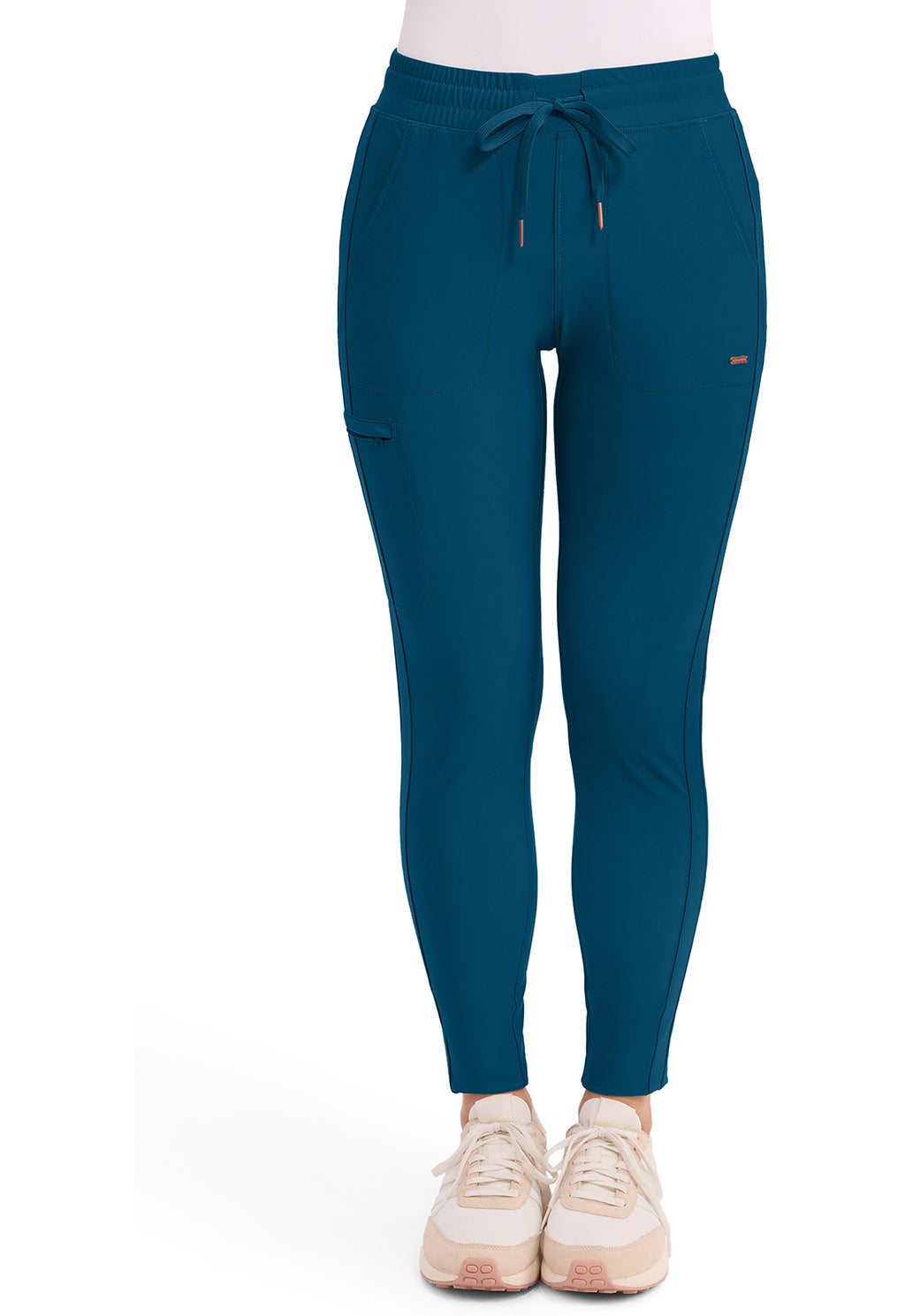Mid Rise Tapered Leg Drawstring Pant  CK095