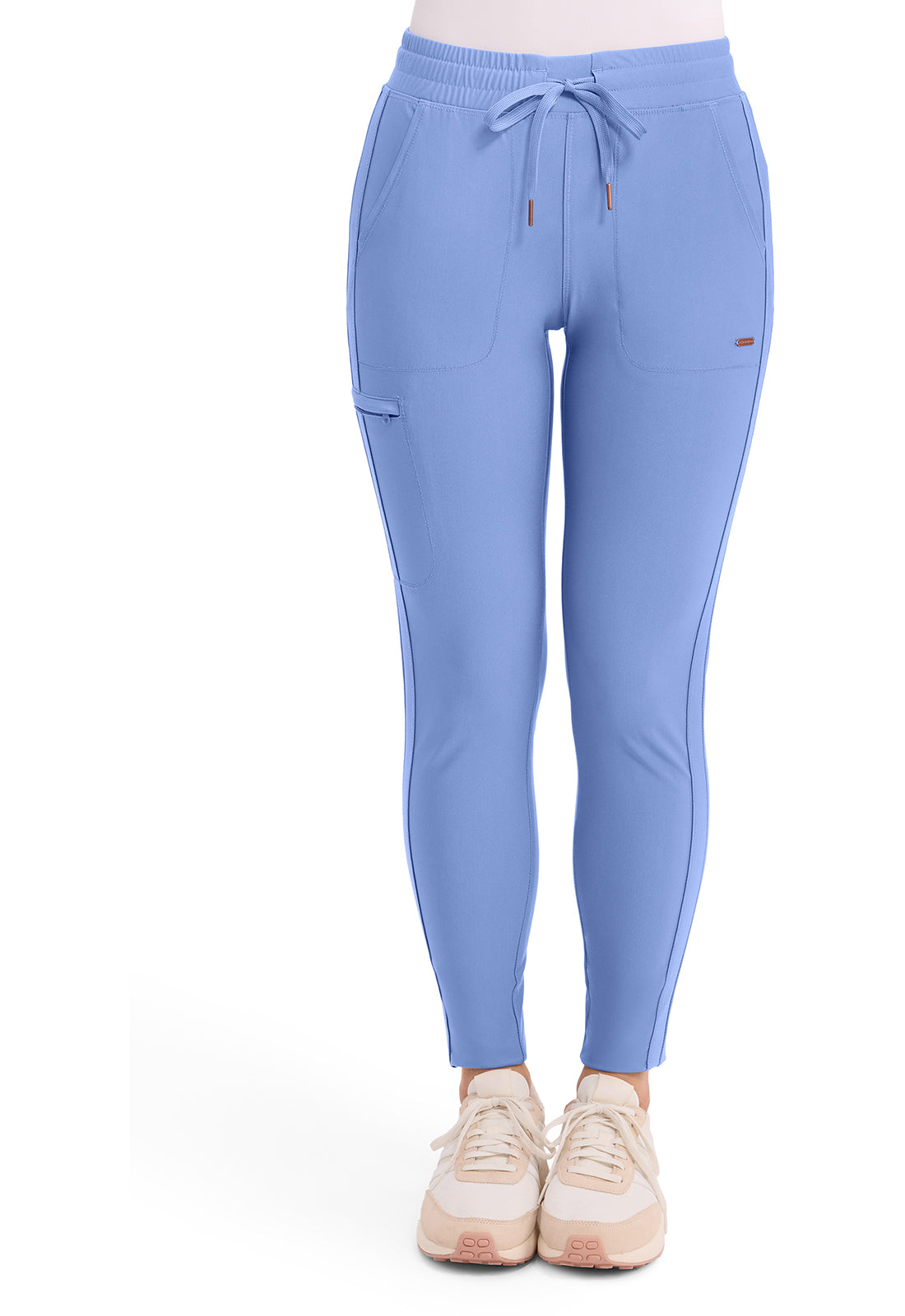 Mid Rise Tapered Leg Drawstring Pant  CK095