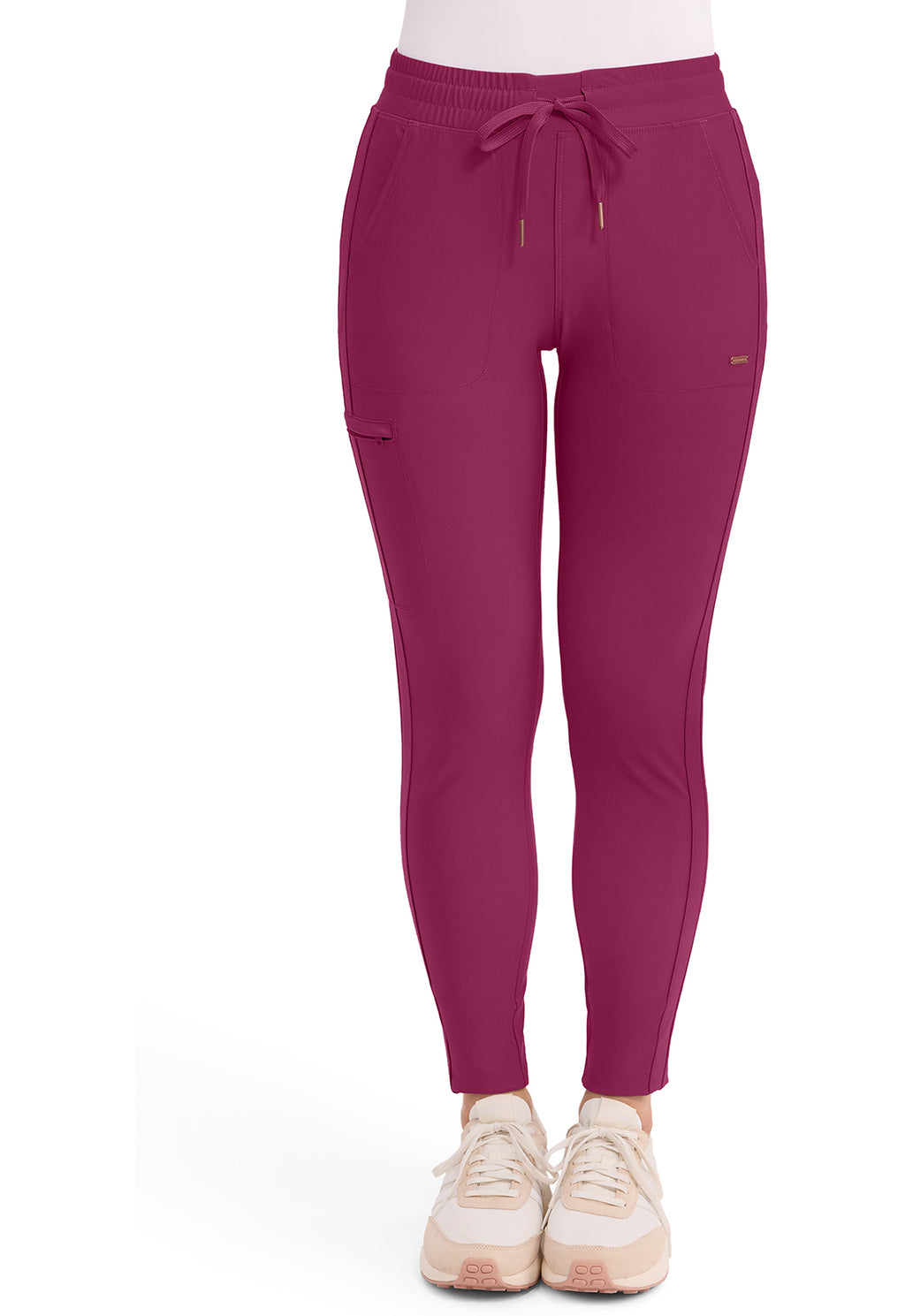 Mid Rise Tapered Leg Drawstring Pant  CK095