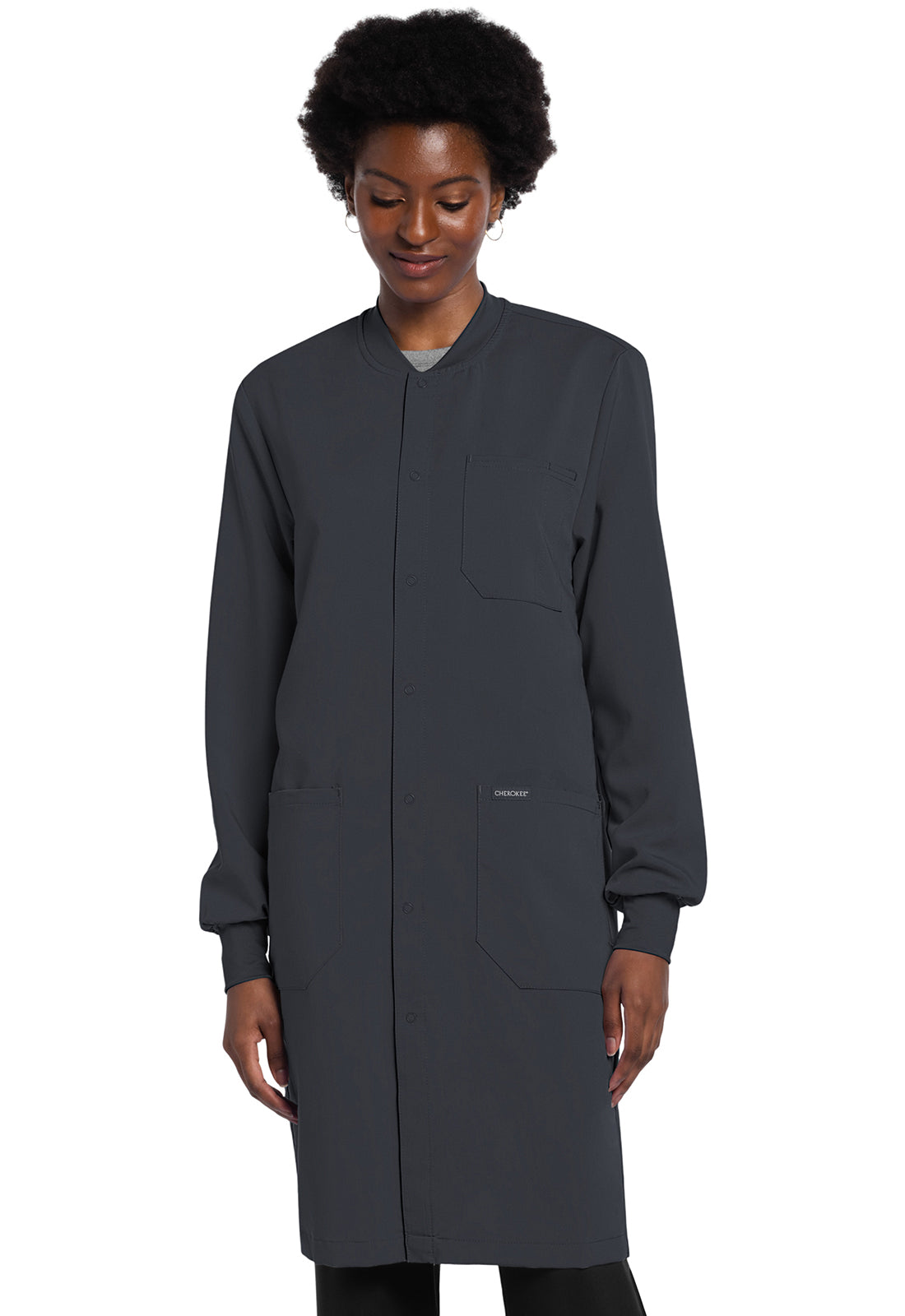 40" Snap Front Lab Coat CK402A