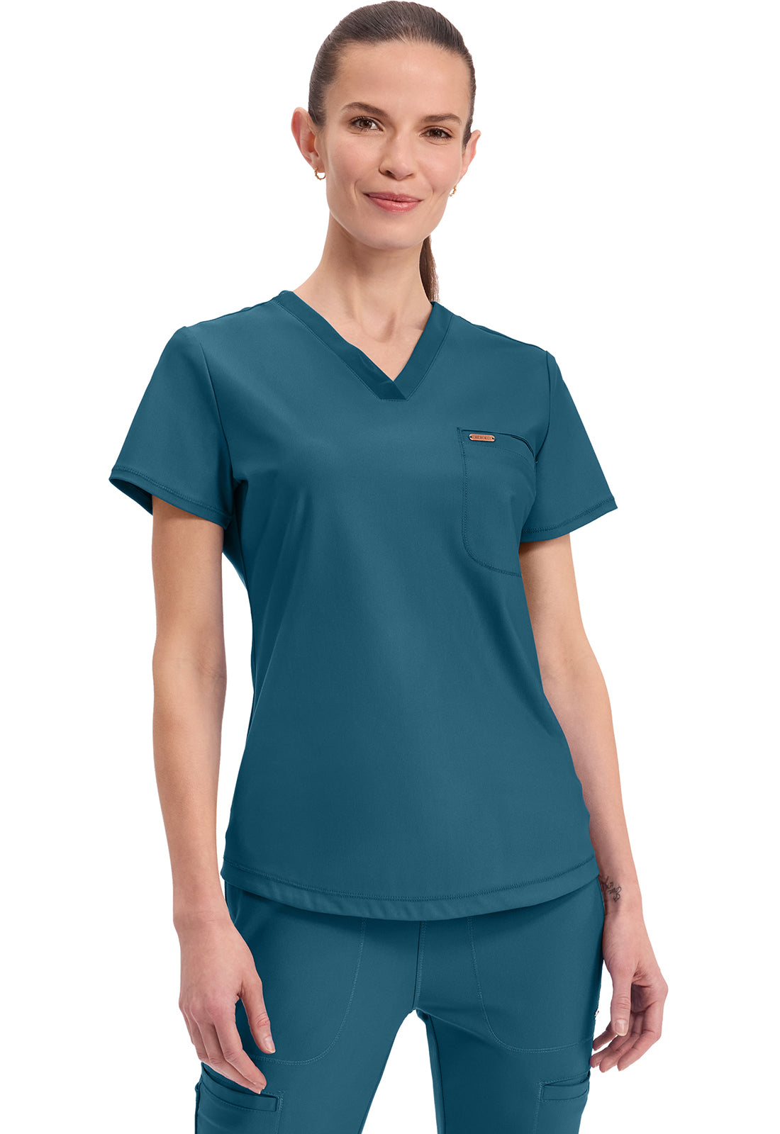 Tuckable V-Neck Top CK819
