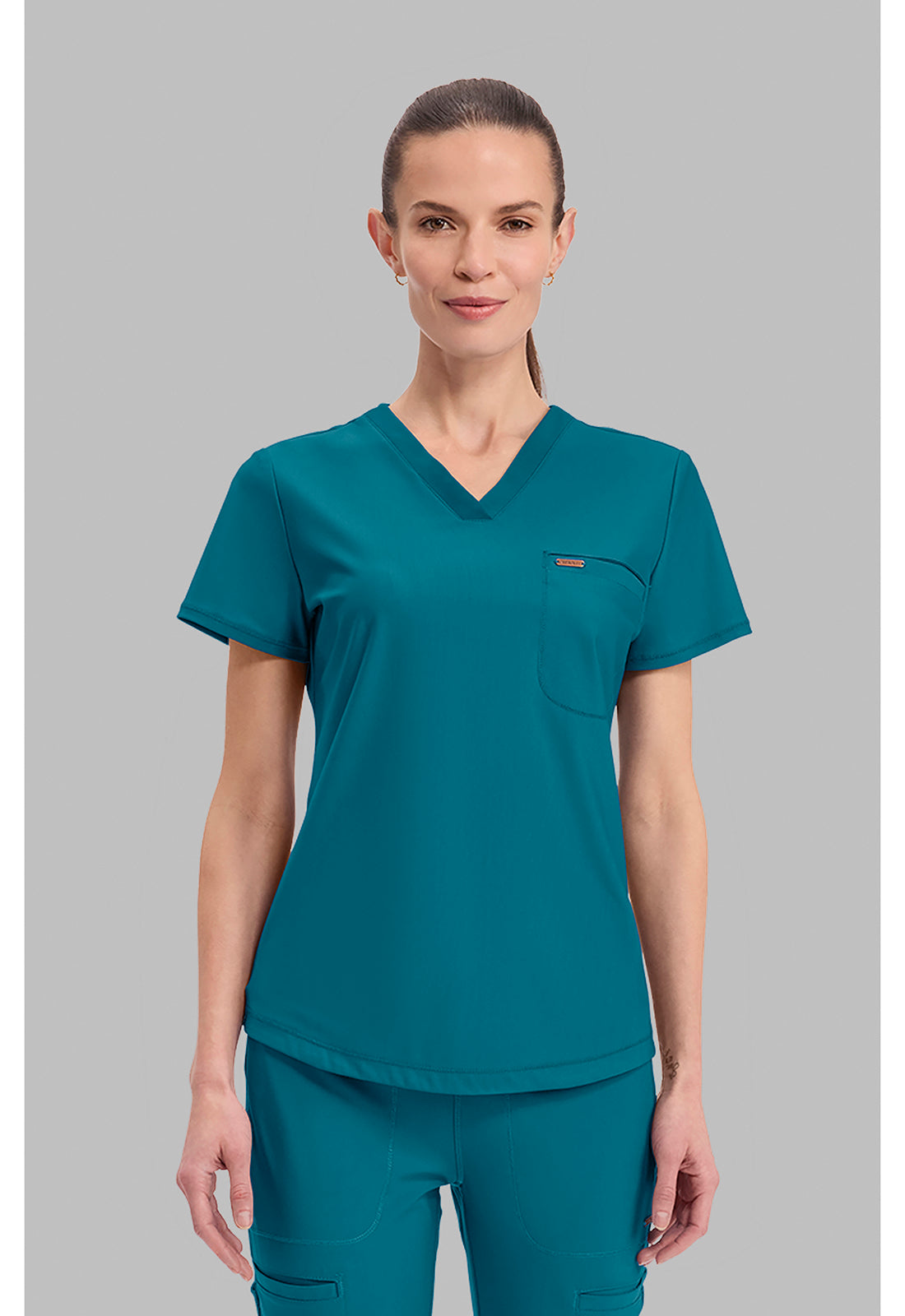 Tuckable V-Neck Top CK819