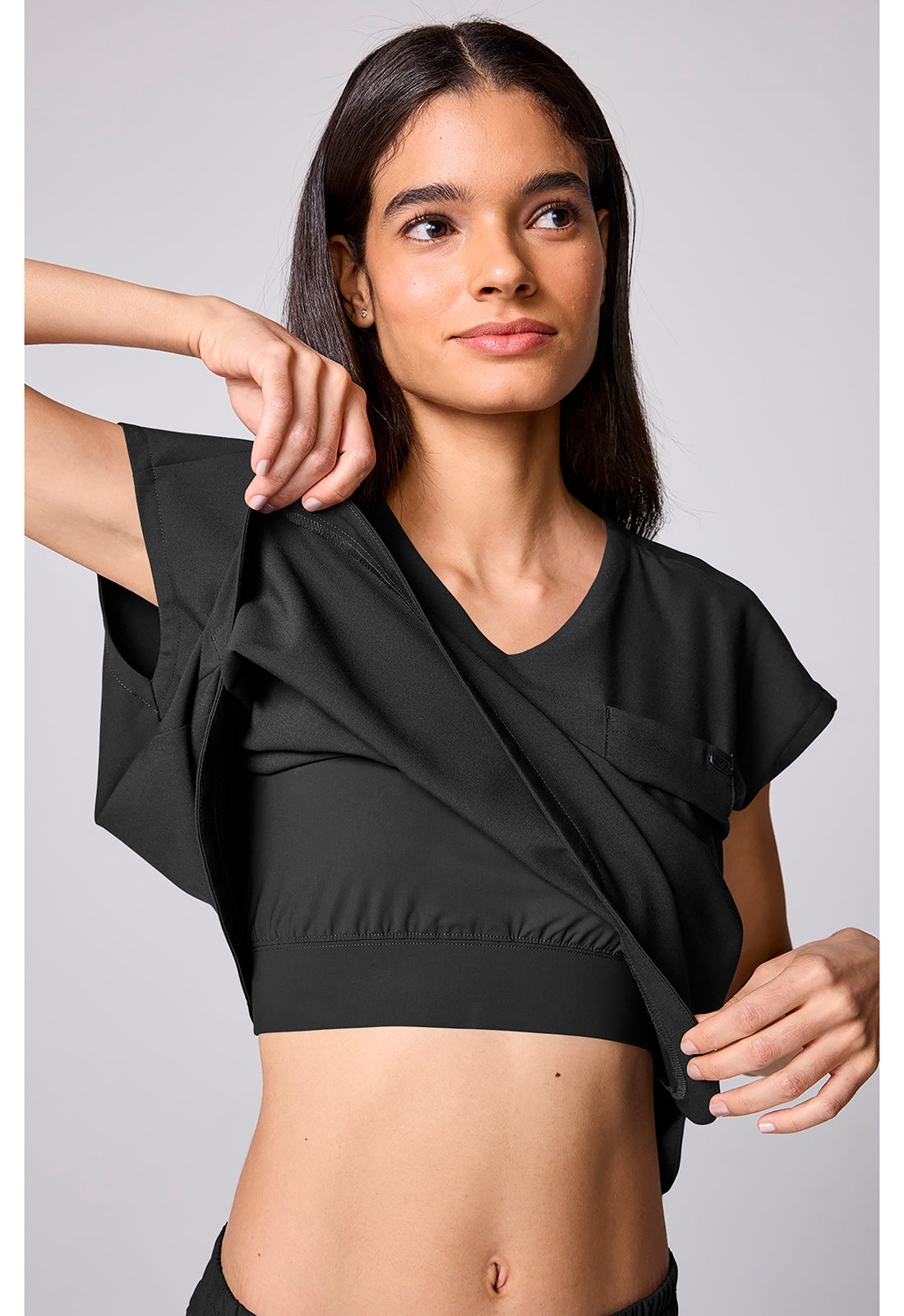 Built In Bra Dolman Top HH00029
