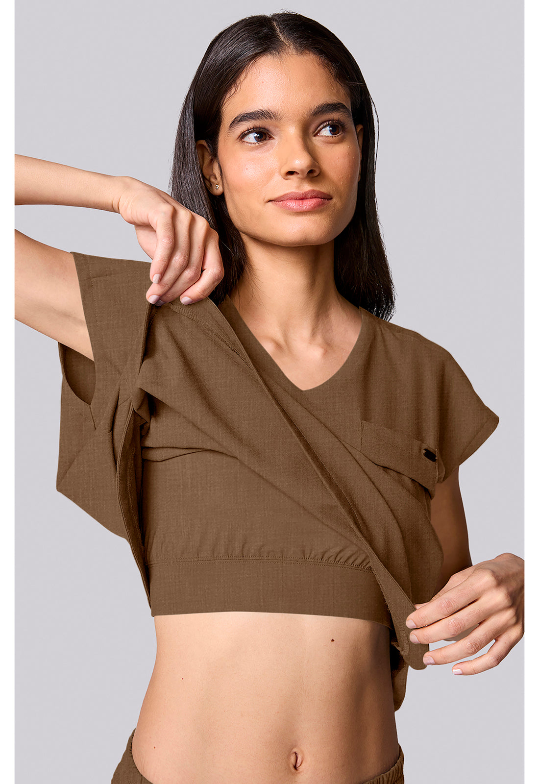 Built In Bra Dolman Top HH00029