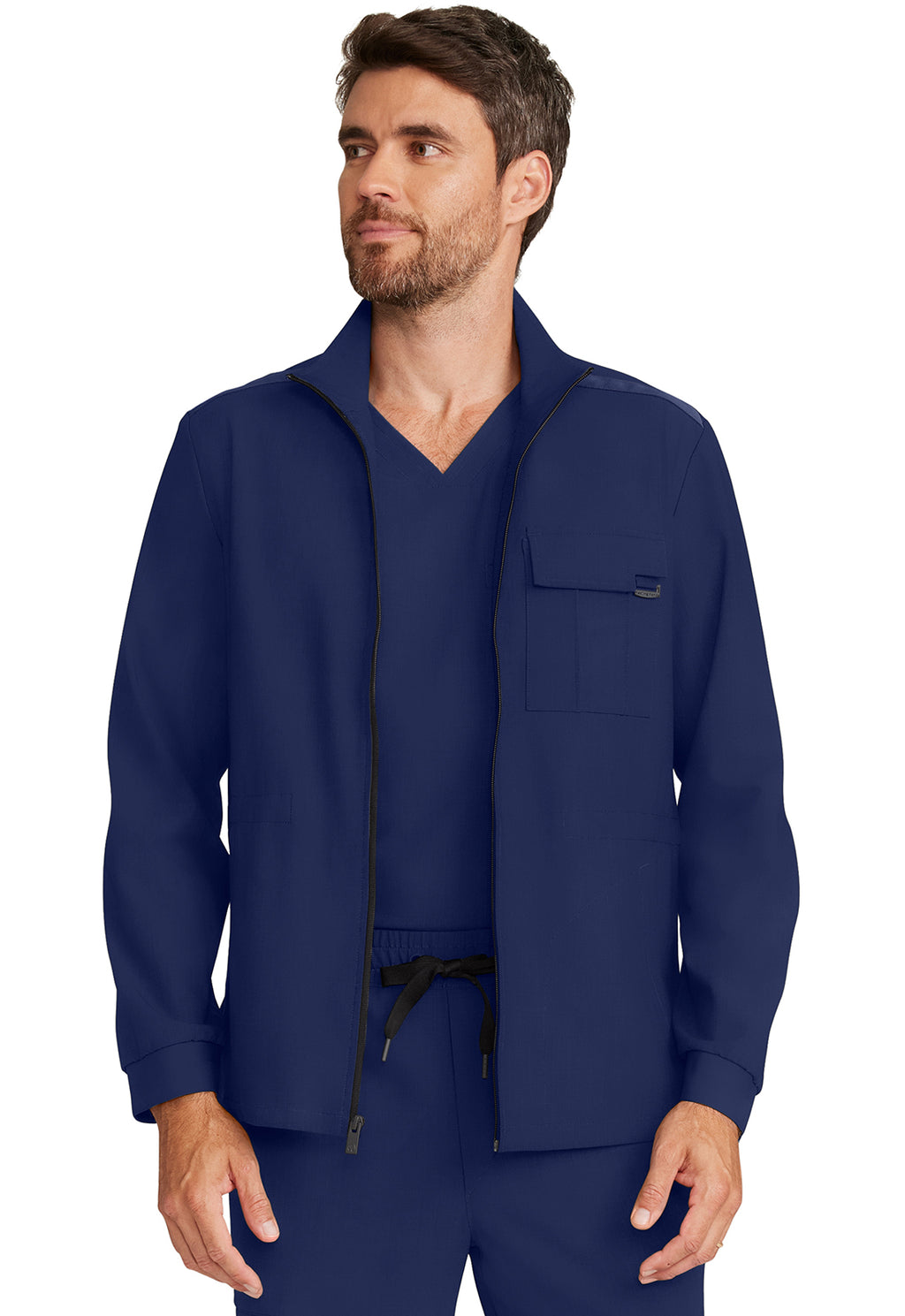 Men's Zip Front Utility Jacket HH361