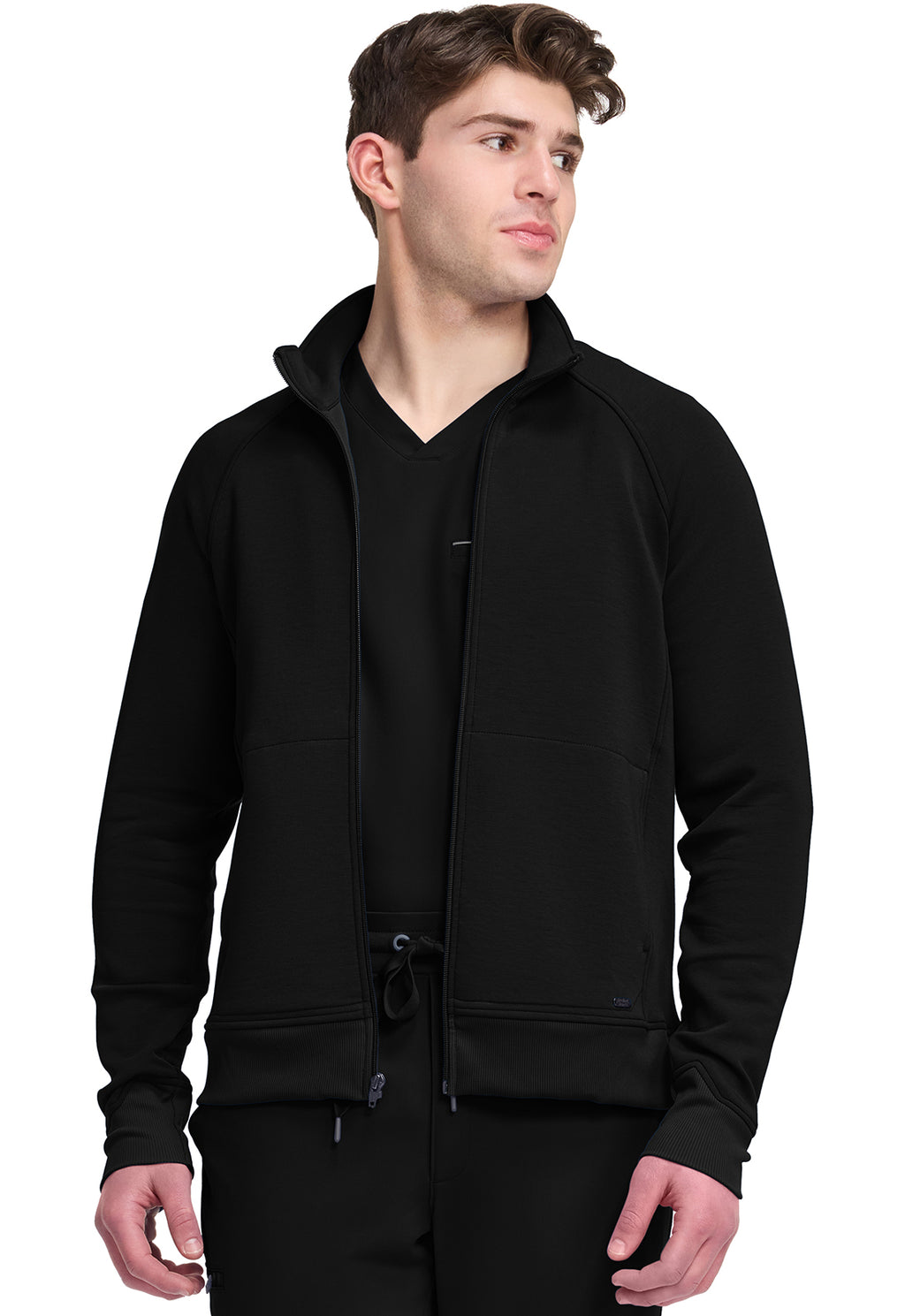 Men's Zip Front Knit Jacket HH380F