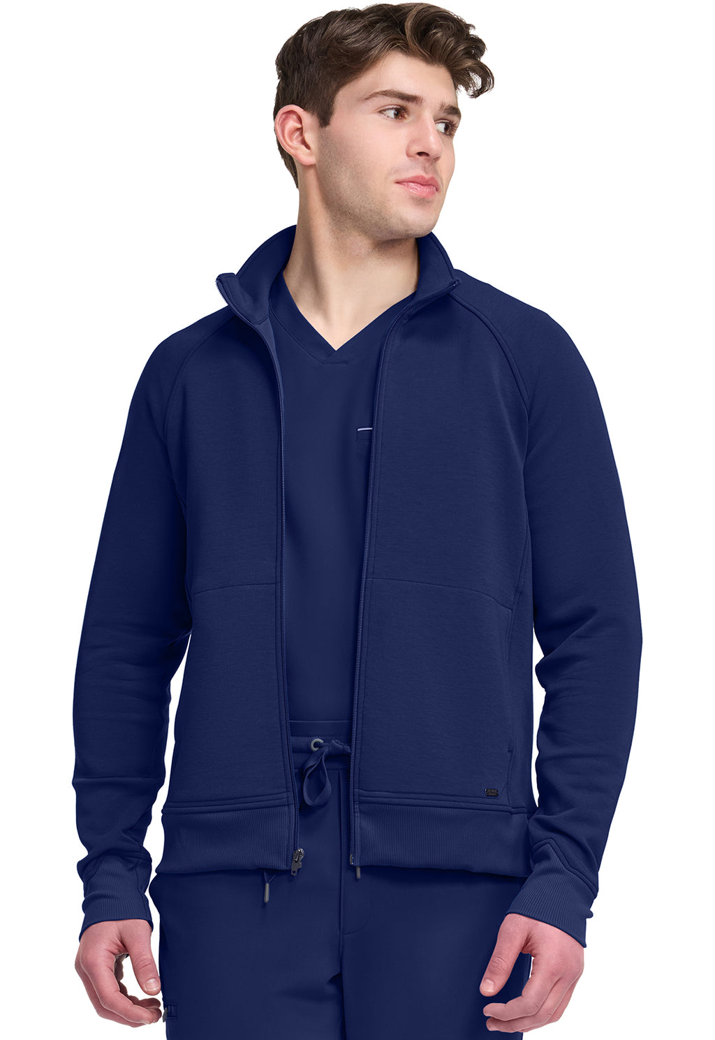 Men's Zip Front Knit Jacket HH380F