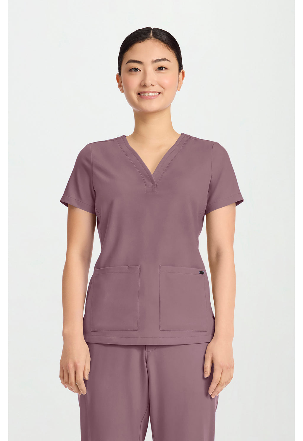 Women's 3-Pocket Y-Neck Top HH751