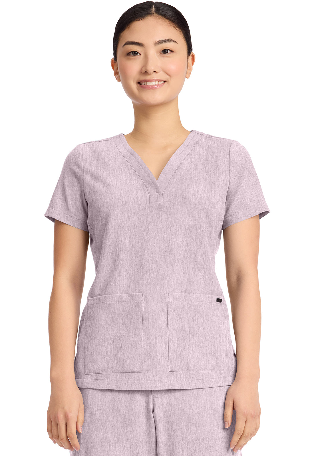 Women's 3-Pocket Y-Neck Top HH751
