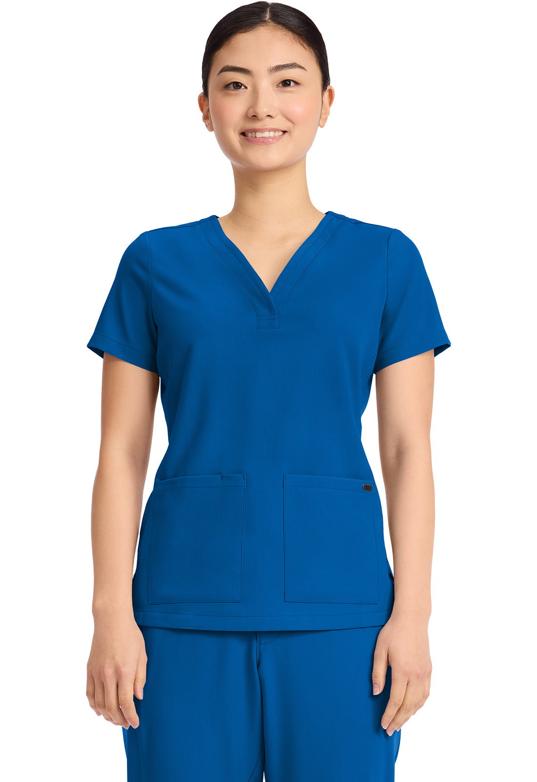 Women's 3-Pocket Y-Neck Top HH751