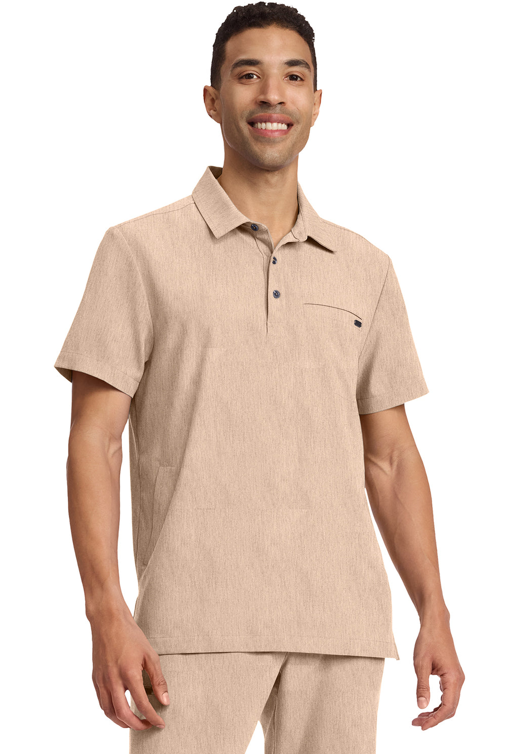 Men's 3-Pocket Polo Collar Top HH759