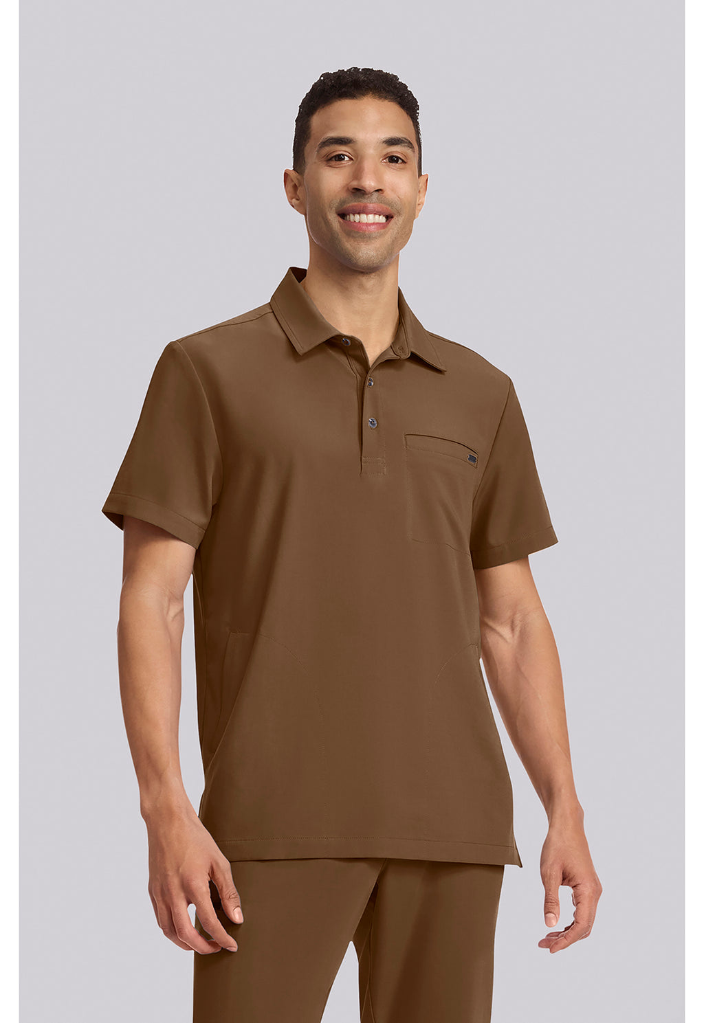 Men's 3-Pocket Polo Collar Top HH759