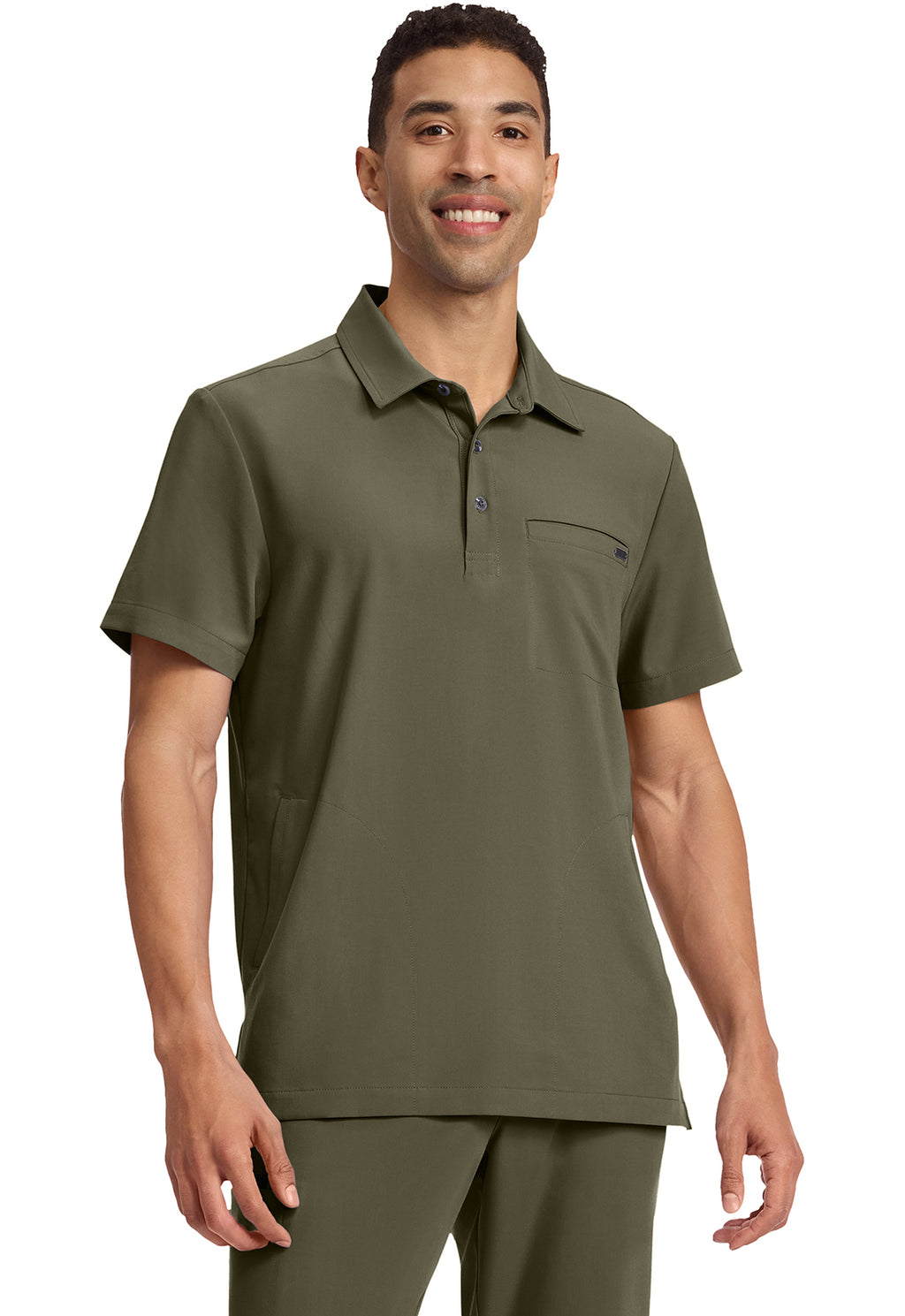 Men's 3-Pocket Polo Collar Top HH759