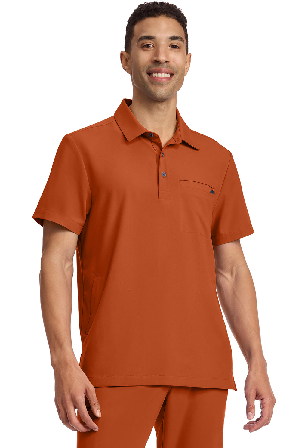 Men's 3-Pocket Polo Collar Top HH759