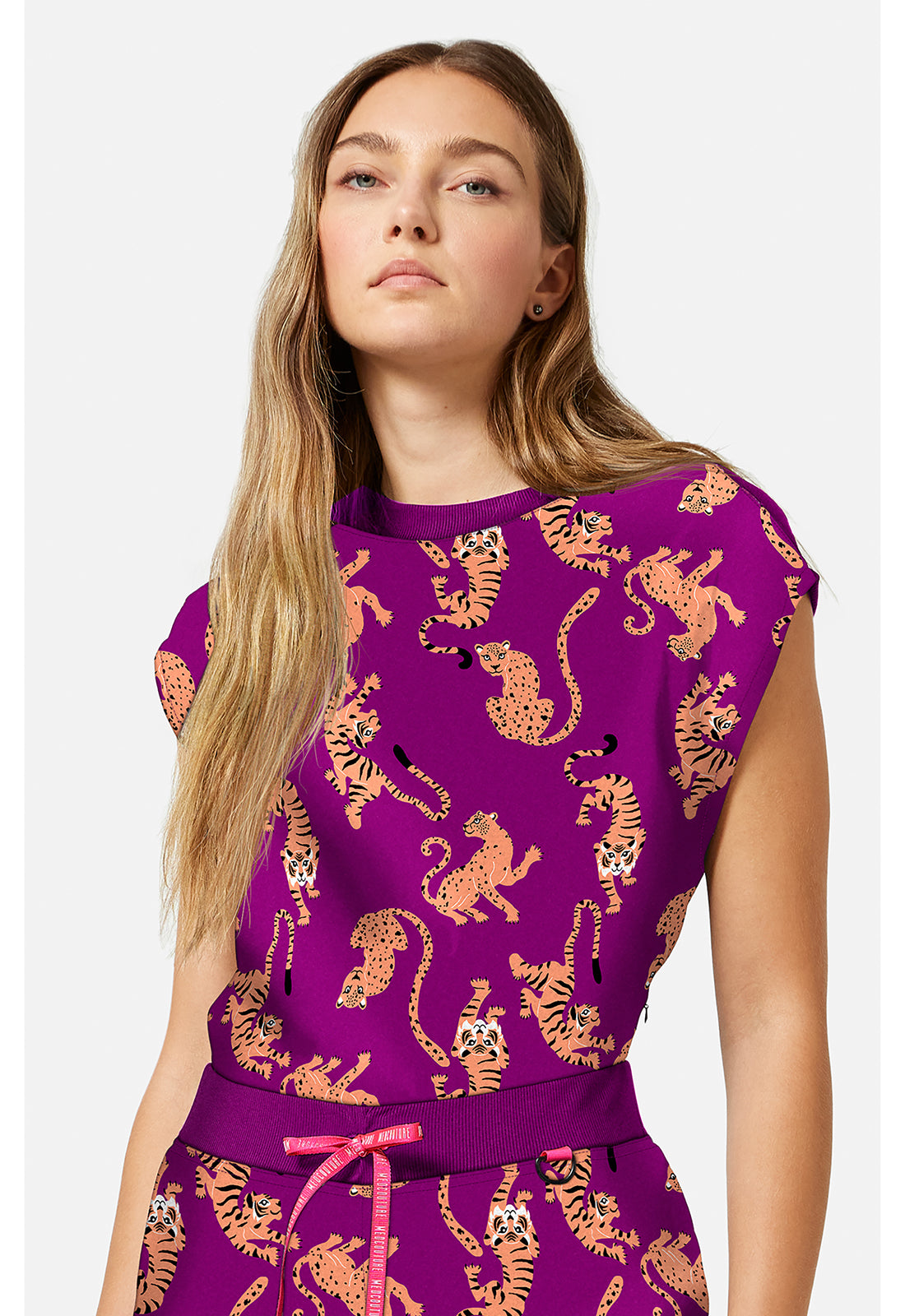Printed Dolman Top MC00015