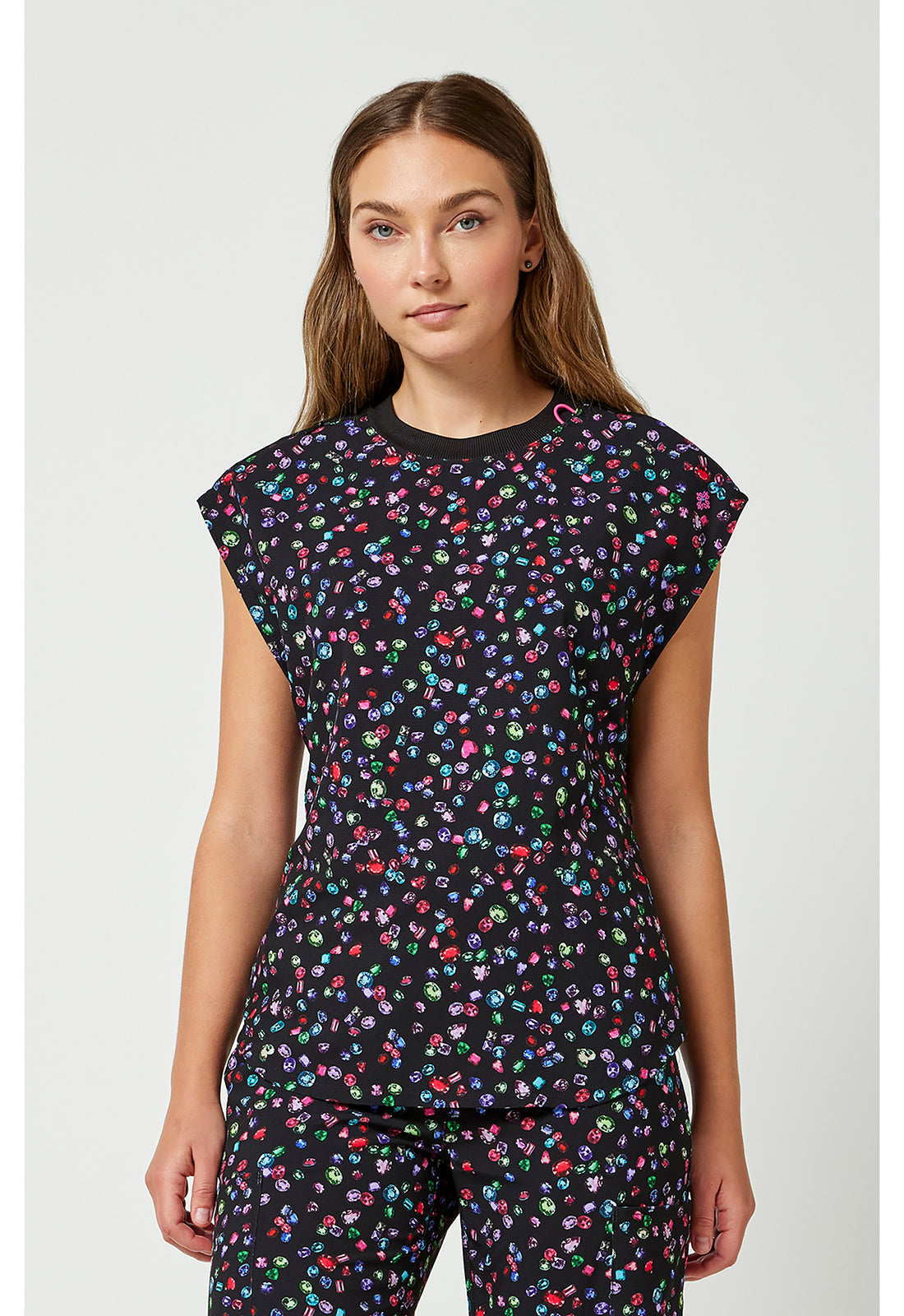 Printed Dolman Top MC00015