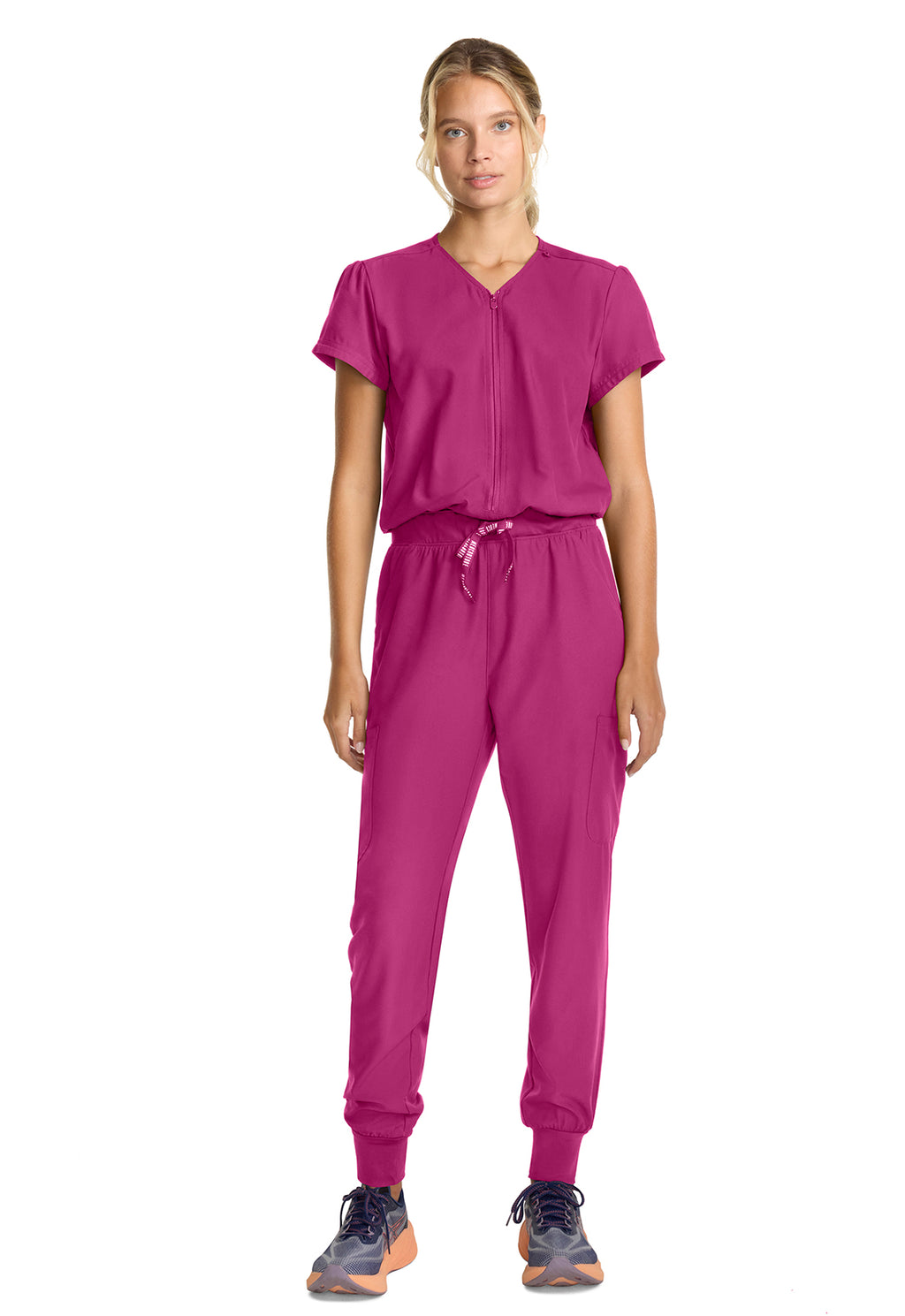 Women's Zip Front Jumpsuit MC510