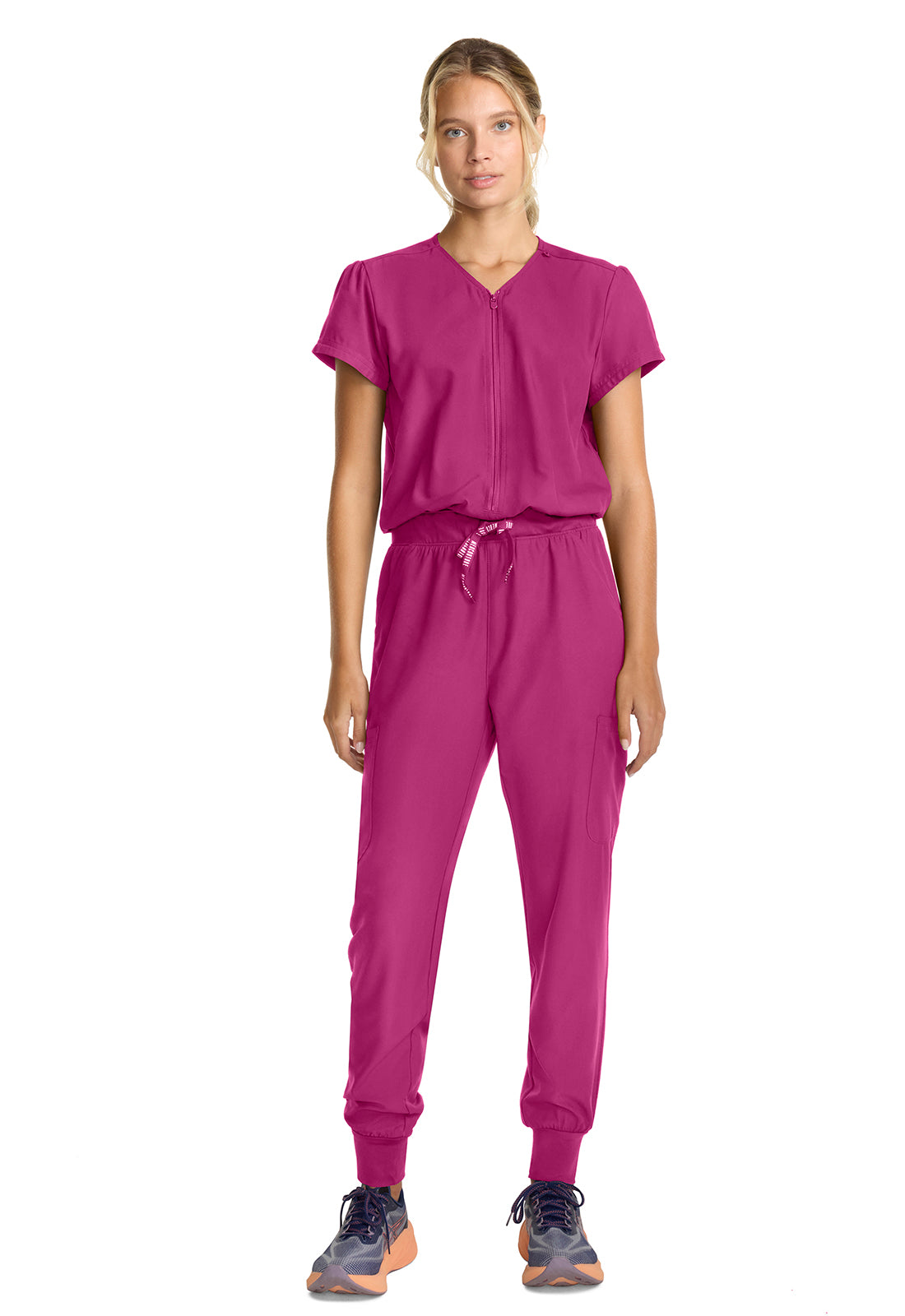 Women's Zip Front Jumpsuit MC510