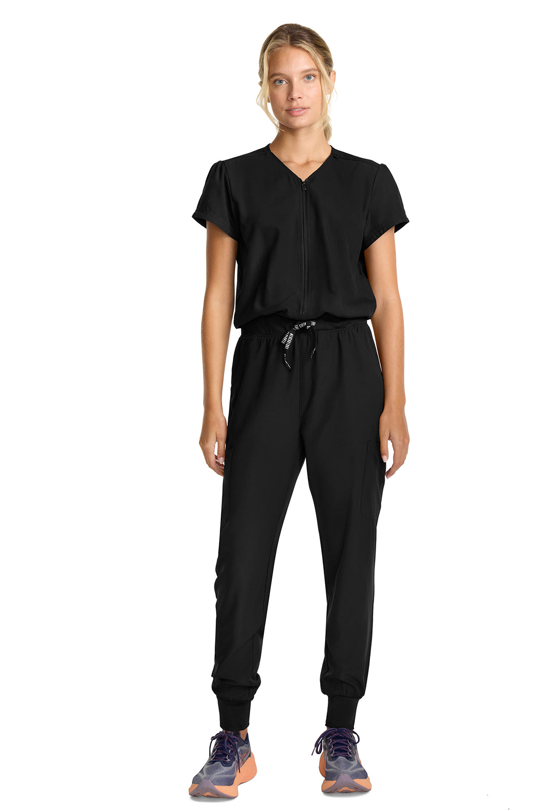 Women's Zip Front Jumpsuit MC510
