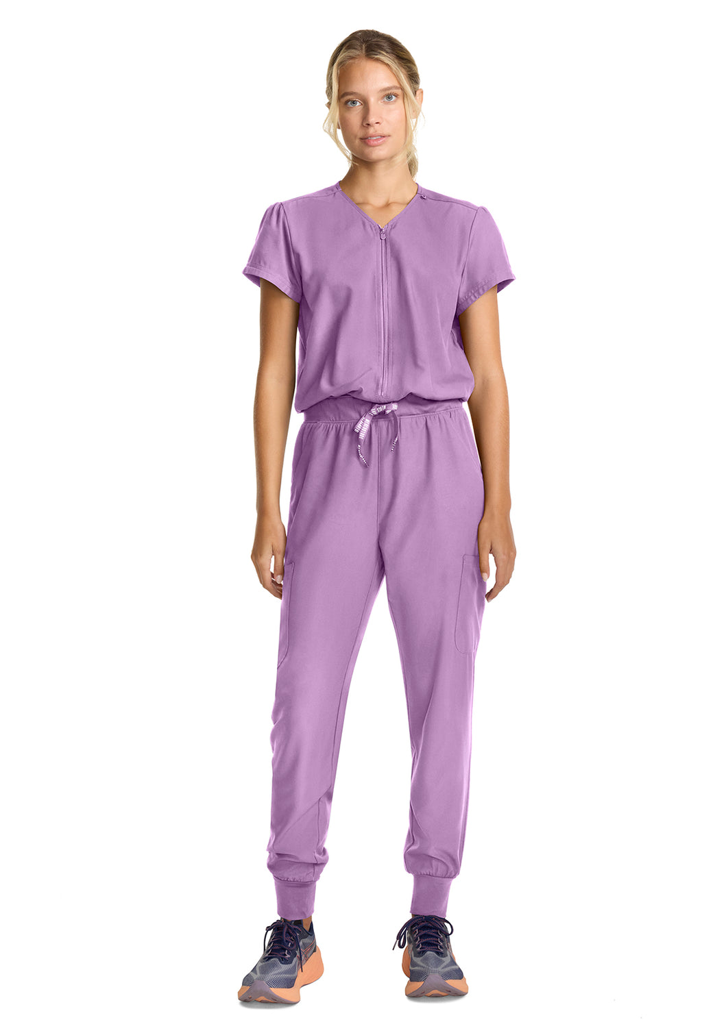 Women's Zip Front Jumpsuit MC510