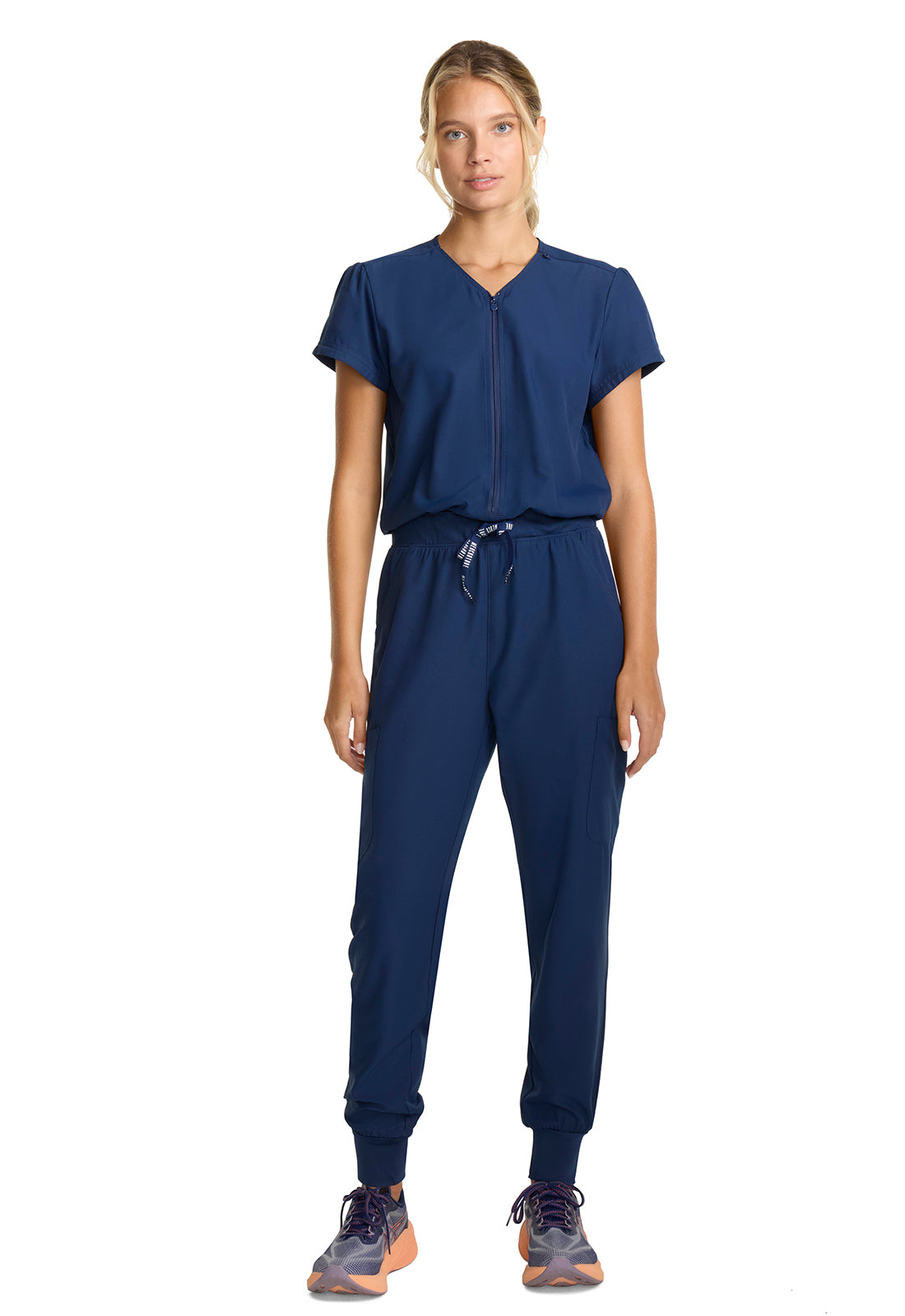 Women's Zip Front Jumpsuit MC510