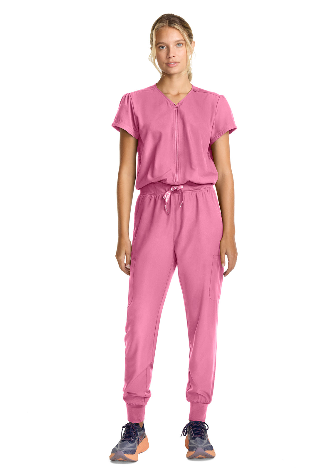 Women's Zip Front Jumpsuit MC510