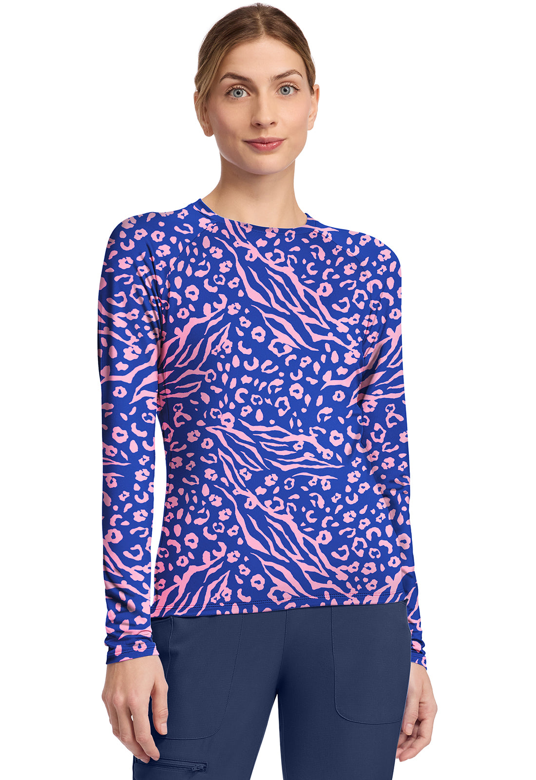 Women's Printed L/S Underscrub MC699