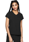 Quarter Zip V-Neck Tuckable Top MC705