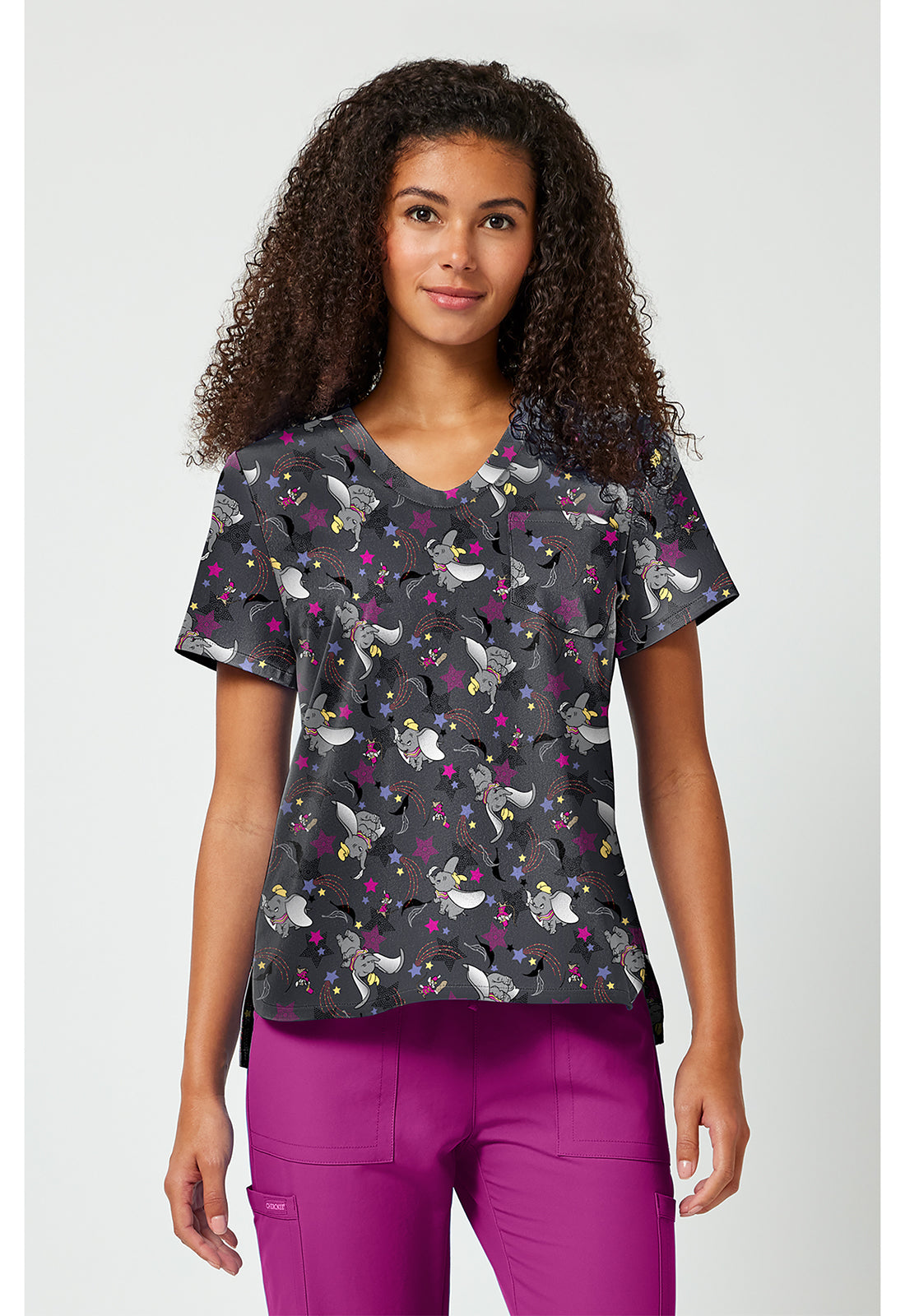 Print V-Neck Top TF 797