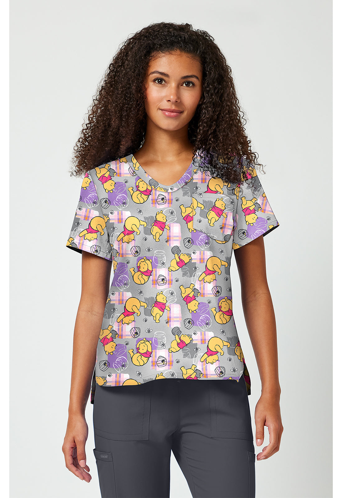 Print V-Neck Top TF 797